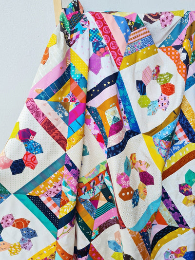 Monet Quilt -  Easy, Scrappy EPP