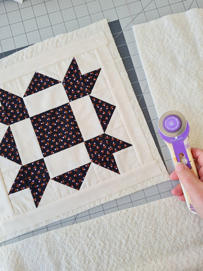 How to Quilt-As-You-Go Your Red Sky at Night Quilt