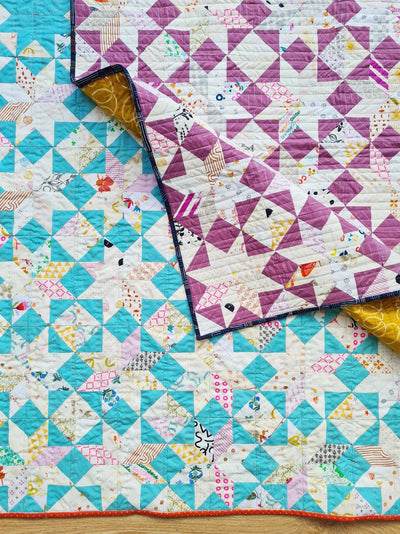 Willoughby Quilt - An Easy  Low Volume EPP Baby Quilt