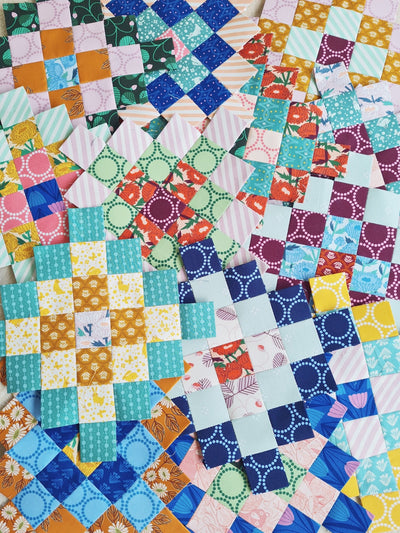 Sunday Drive Quilt - Why I English Paper Piece Squares