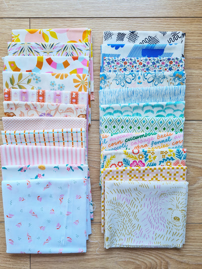 Low Volume Fat Quarter Bundle - 22 prints