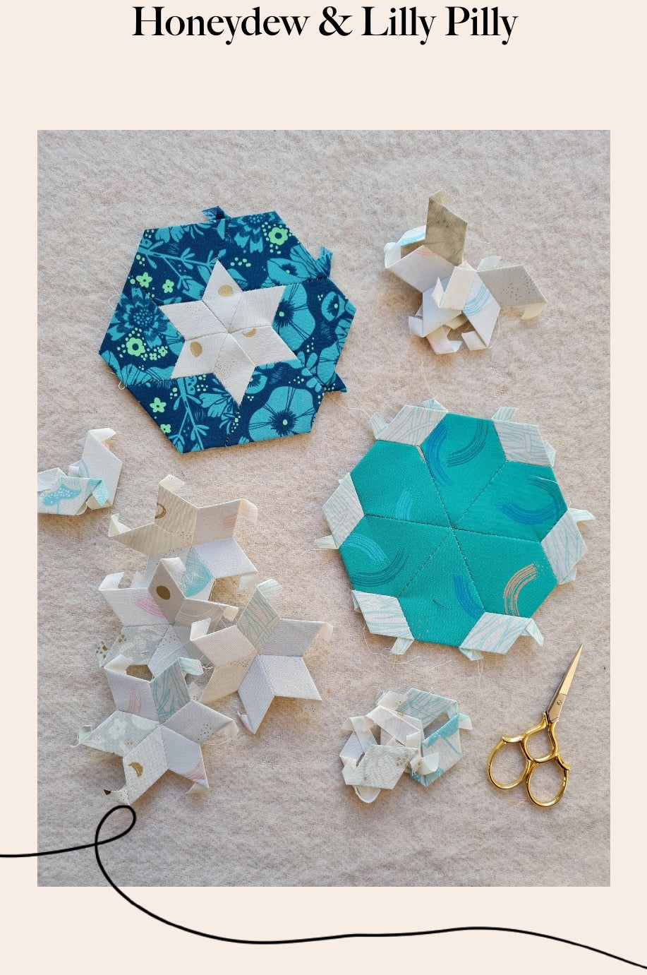 Lilly Pilly/Honeydew Quilt Paper Pieces